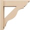 Ekena Millwork 6-in W x 20-in D x 20-in H Funston Trad Rough Cedar Woodgrain TimberThane Outlooker, Primed Tan OUTUR060X20X20FST04RCPR - alternate 2